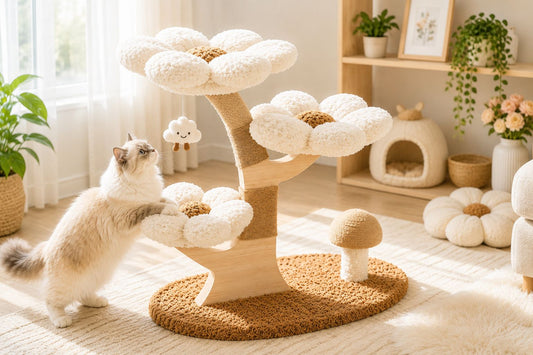Cozy Blossom Cat Tree