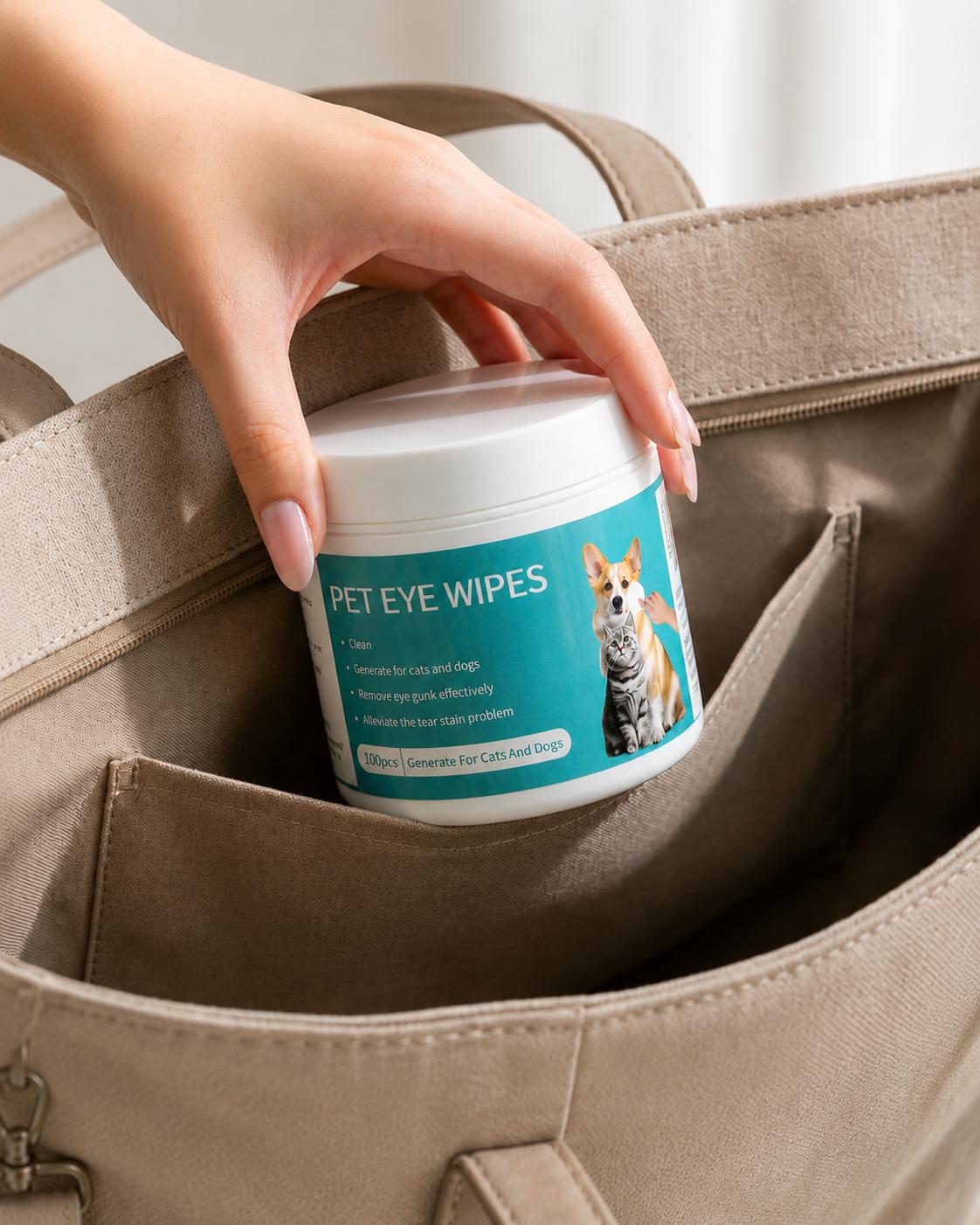 Premiun Pet Eye Wipes Dogs&Cats 100 Count