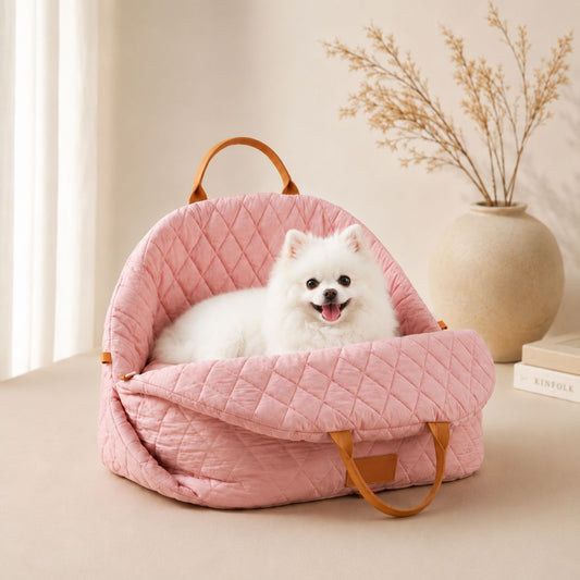 Luxury 3-in-1 Pet Carrier, Car Seat & Travel Bed