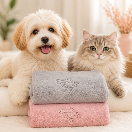 Microfiber Pet Towel – Ultra Absorbant & Quick Drying