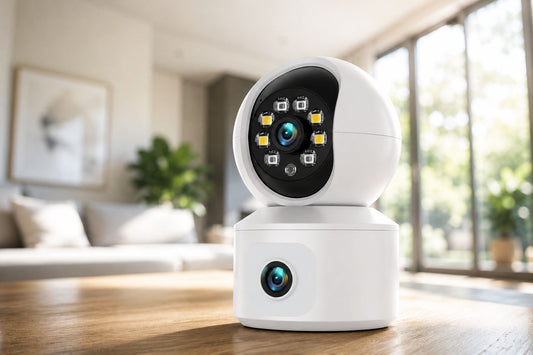 6MP HD WiFi Security Camera with Night Vision & Auto Tracking