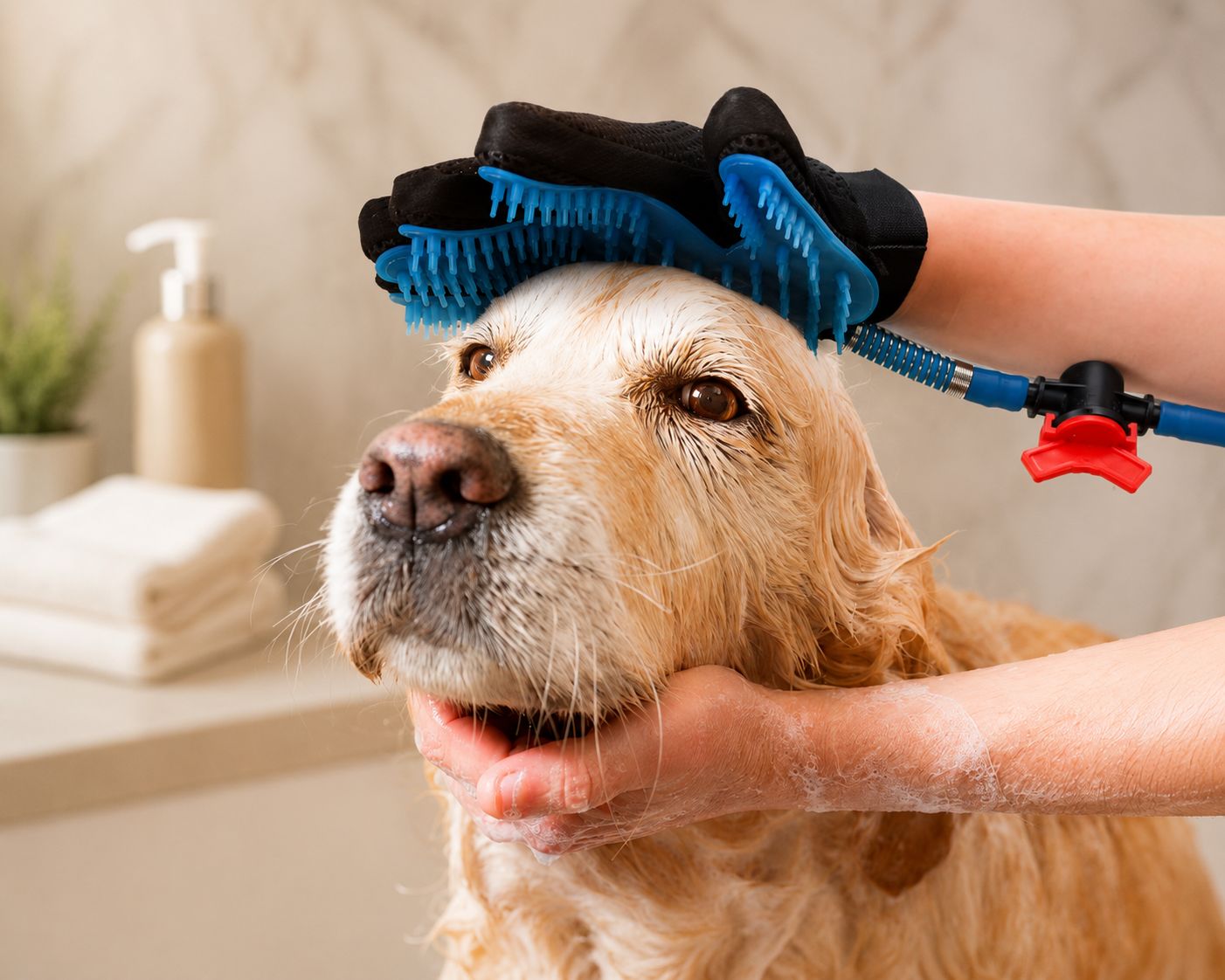 3 In 1 Pet Grooming Glove